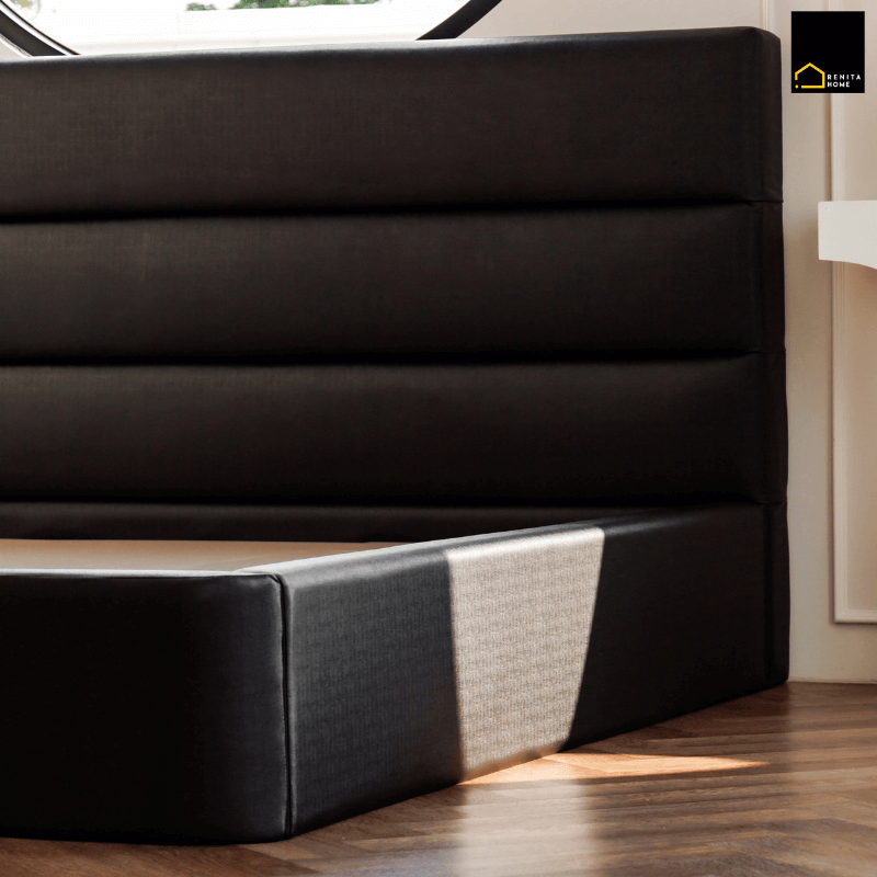 เตียงนอน 3.5 ฟุต RENITA HOME รุ่น Payton สีน้ำตาลเข้ม_4